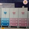 Tủ quần áo trẻ em 2 cánh 3 ngăn kéo TTE02