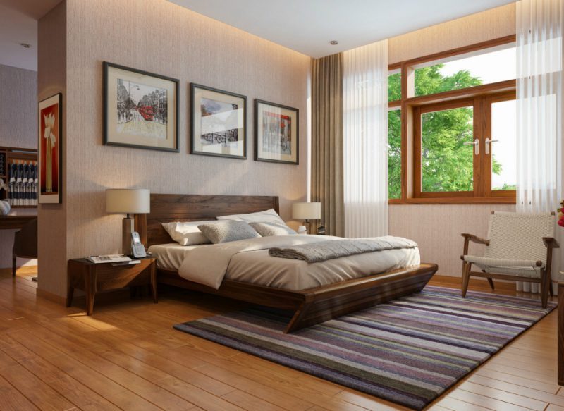 bài trí phòng ngủ cho người mệnh Thổ