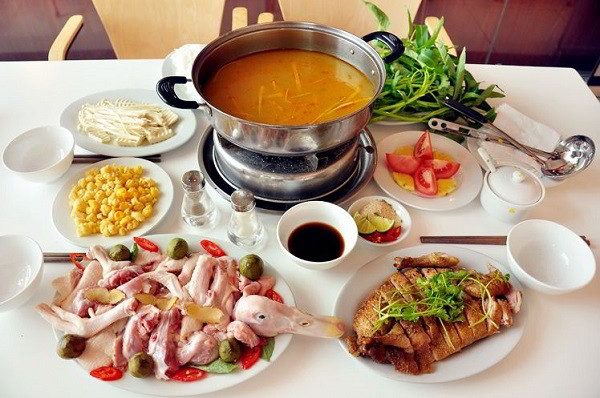 cách nấu lẩu vịt