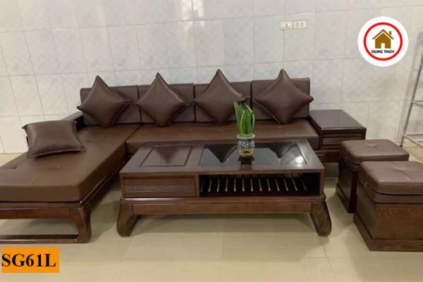 sofa goc chu L chan quy SG61L