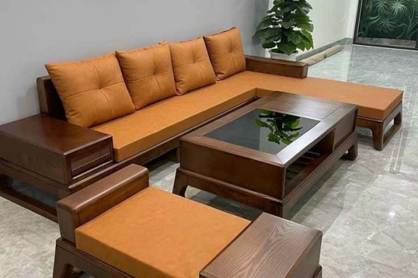 sofa góc chữ L đùi gà SG61L