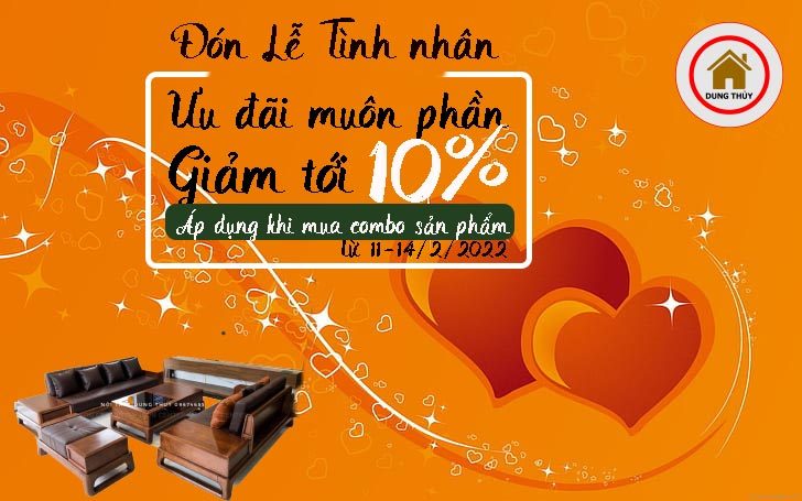 Đón lễ tình nhân ưu đãi muôn phần