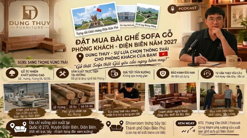 Mua bàn ghế sofa phòng khách ở tỉnh Điện Biên giá rẻ và tốt tại đâu