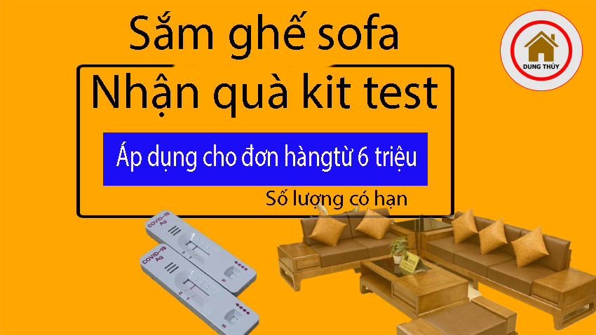 Sắm ghế sofa nhận quà kit test