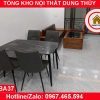 Bộ bàn ăn 4 ghế nhập khẩu chân tăm BA37