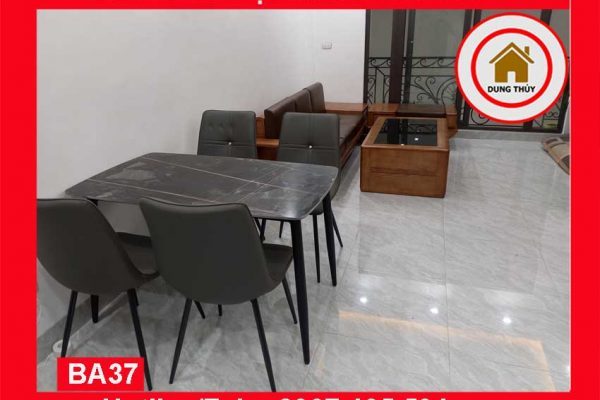 Bộ bàn ăn 4 ghế nhập khẩu chân tăm BA37
