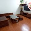 bộ ghế sofa góc trứng kèm kệ tivi