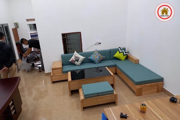 bộ sofa chân cuốn