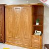Tủ quần áo 3 cánh 1 kệ gỗ gõ đỏ TG22