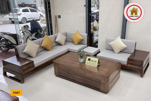 bộ sofa 2 văng xẻ giữa SG87