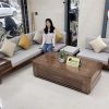 bộ sofa 2 văng xẻ giữa SG87