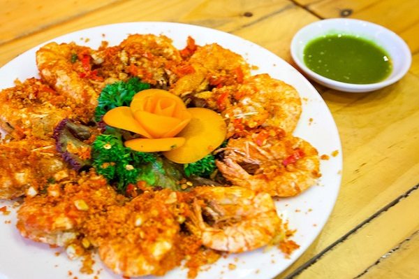 tôm rang muối