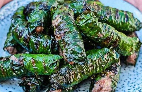 bò cuốn lá lốt