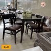 bàn ăn 4 ghế tai voi BA41