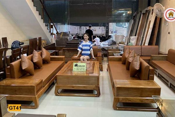 ghế đối gỗ hương xám GT41