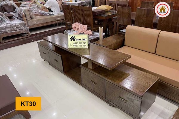 kệ tivi chân rút gỗ sồi KT30