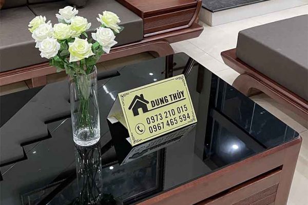 Sofa 2 văng thuyền cánh tiên chân xoắn gỗ sồi Nga SG89x