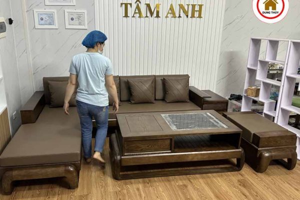 sofa góc chữ L đùi gà SG77L chất đỉnh