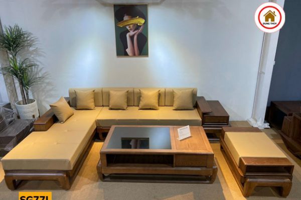 sofa góc chữ L đùi gà SG77L5