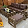Bộ ghế sofa văng chân choãi gỗ sồi Nga SG74v