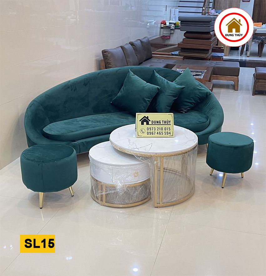 ghế sofa văng thuyền SL15 đẹp nét