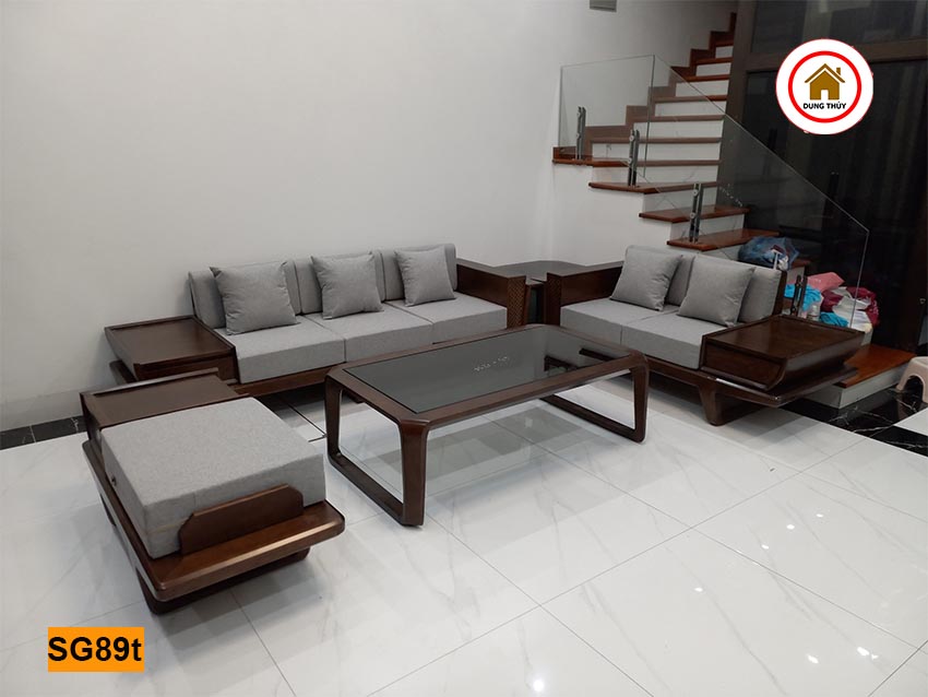 sofa 2 văng thuyền cánh tiên đẹp SG89t