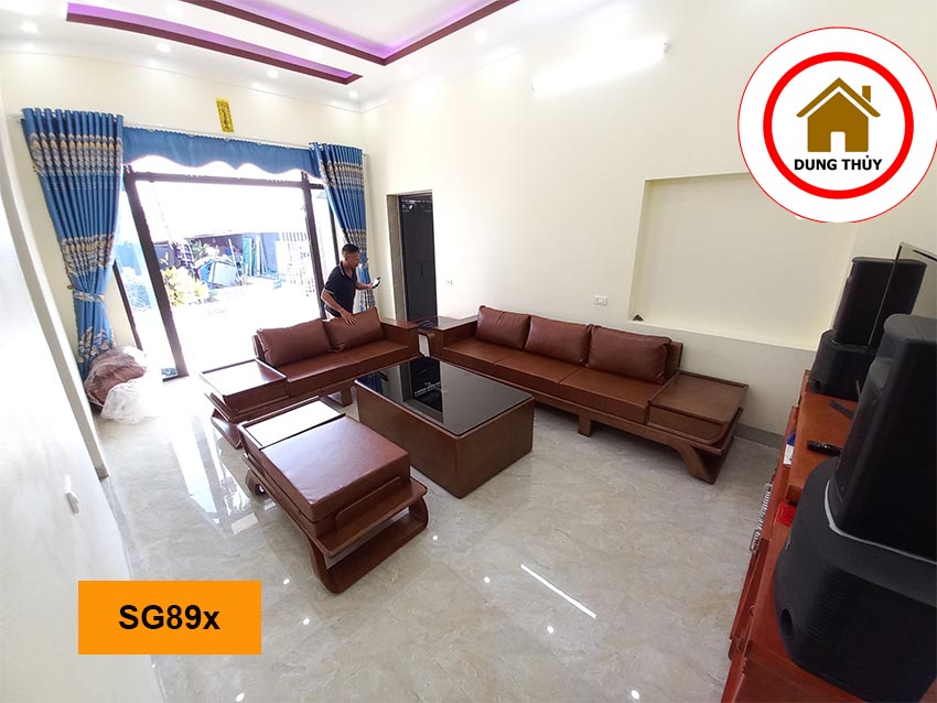 bộ ghế sofa 2 văng thuyền cánh tiên SG89x7