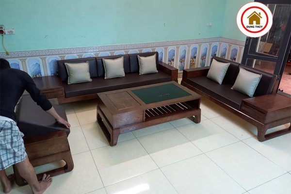 sofa 2 văng chân quỳ SG39