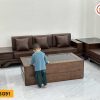 sofa phi thuyền 2 văng SG91