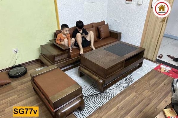 ghế đối gỗ sồi Nga SG77v đẹp