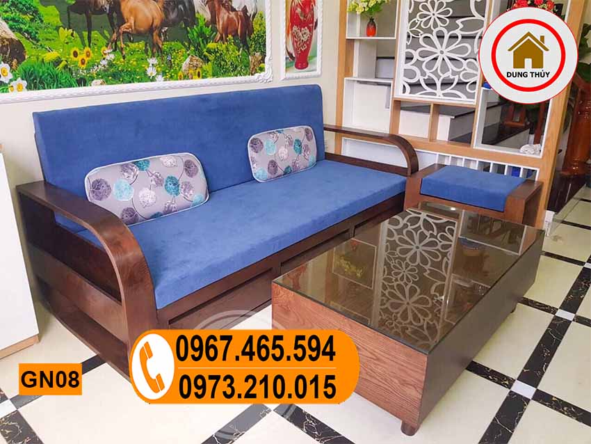 mẫu giường ngủ bằng gỗ thông minh
