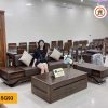 Bộ ghế sofa văng phi thuyền gỗ sồi Nga SG93