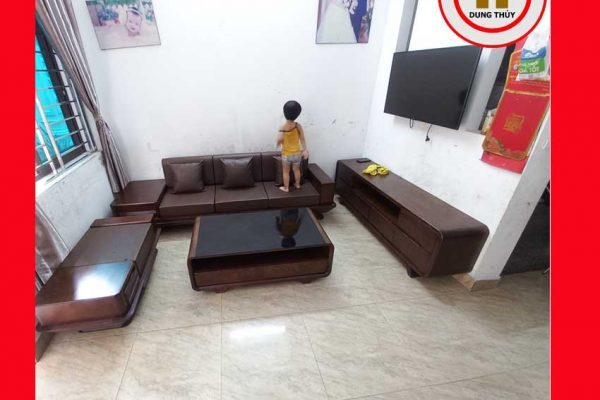 Bộ ghế sofa văng phi thuyền gỗ sồi Nga SG93