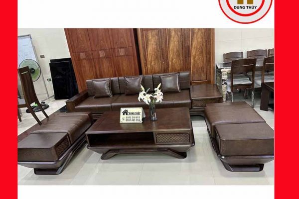 Bộ ghế sofa văng phi thuyền gỗ sồi Nga SG93