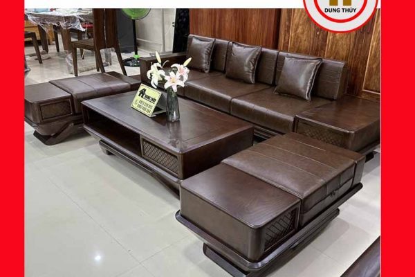 Bộ ghế sofa văng phi thuyền gỗ sồi Nga SG93