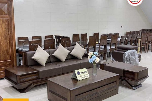Bộ ghế sofa văng phi thuyền gỗ sồi Nga SG93