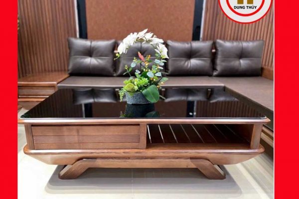 Sofa góc chữ L chân thuyền gỗ sồi Nga SG92