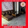 Sofa góc chữ L chân thuyền gỗ sồi Nga SG92