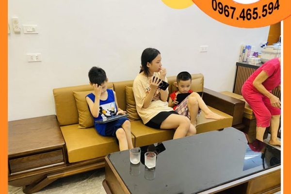 Bộ ghế sofa văng phi thuyền gỗ sồi Nga SG93 HN