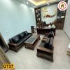 Bộ ghế đối chân quỳ gỗ sồi Nga GT37 chất xịn