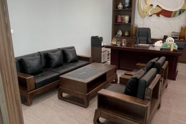 Bộ ghế đối chân quỳ gỗ sồi Nga GT37 chất xịn