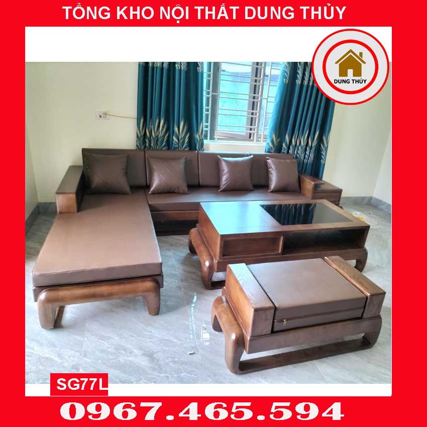 mẫu sofa gỗ đơn giản