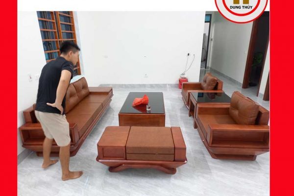 Bộ ghế đối phi thuyền gỗ sồi Nga GT44