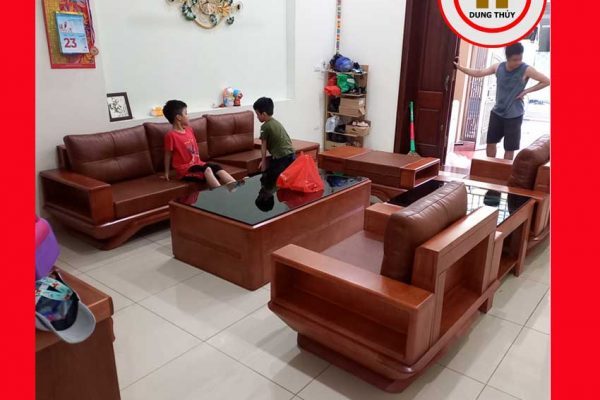 Bộ ghế đối phi thuyền gỗ sồi Nga GT44