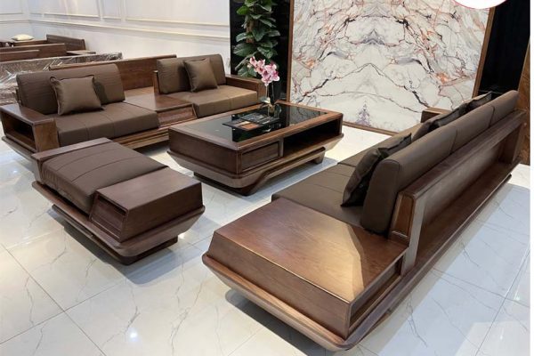 Bộ ghế đối phi thuyền gỗ sồi Nga GT44
