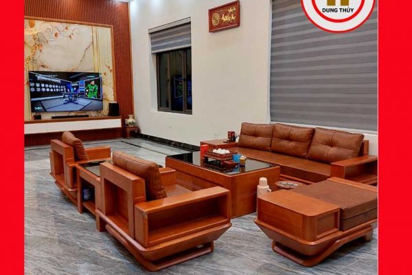 Bộ ghế đối phi thuyền gỗ sồi Nga GT44