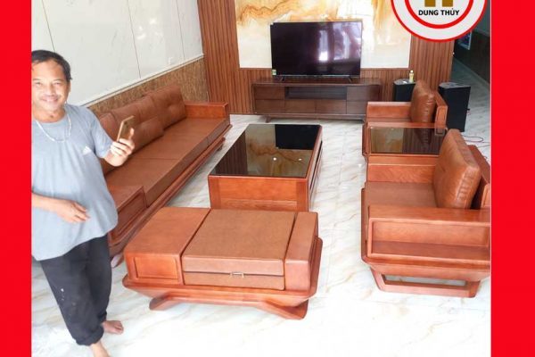 Bộ ghế đối phi thuyền gỗ sồi Nga GT44
