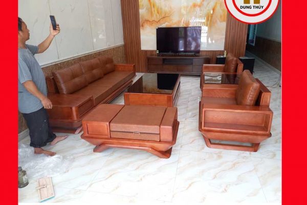 Bộ ghế đối phi thuyền gỗ sồi Nga GT44