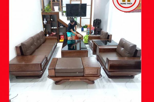Bộ ghế đối phi thuyền gỗ sồi Nga GT44