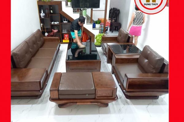 Bộ ghế đối phi thuyền gỗ sồi Nga GT44